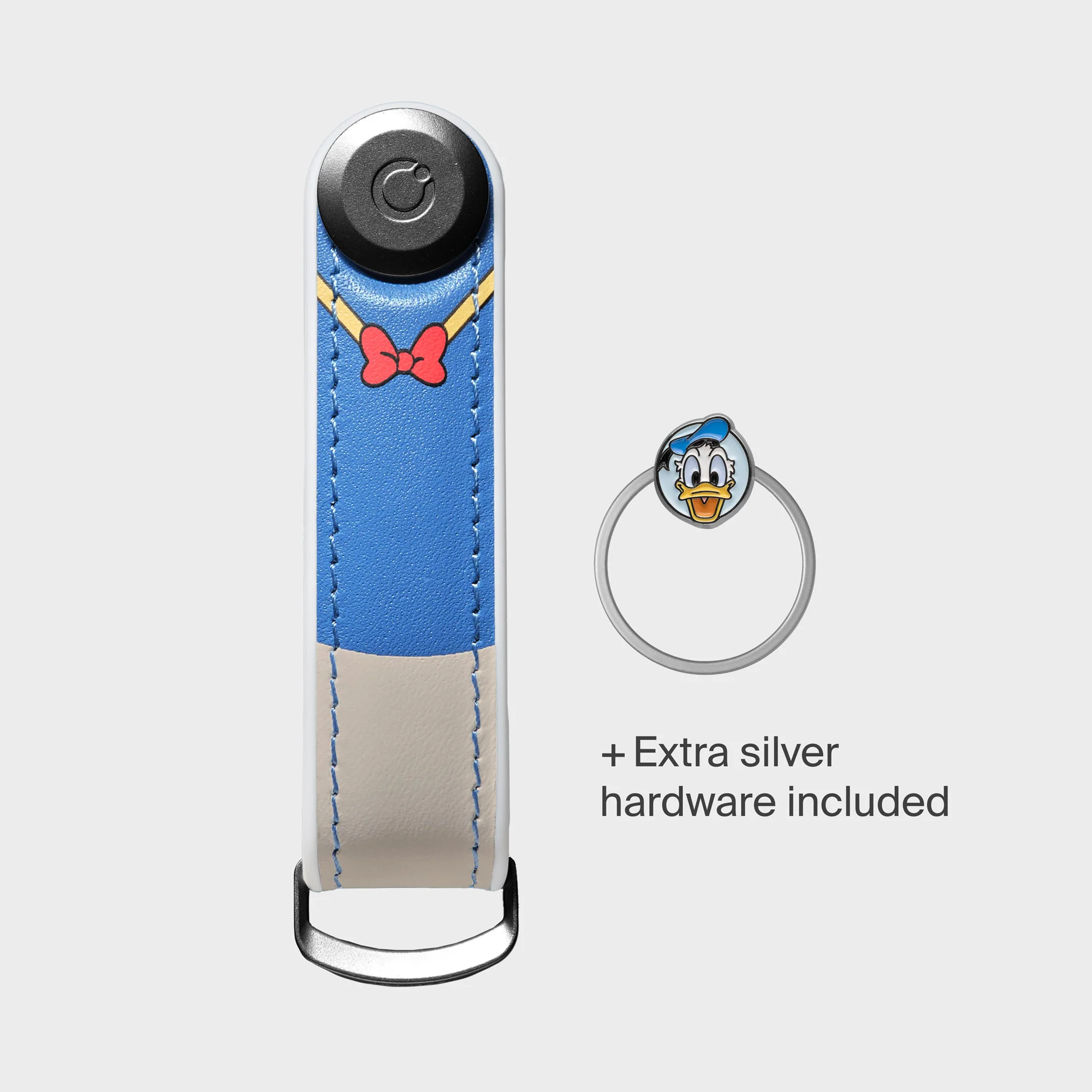 Disney | Orbitkey Donald Duck Hybrid Leather Key Organiser + Ring v2 Kit - Image 3