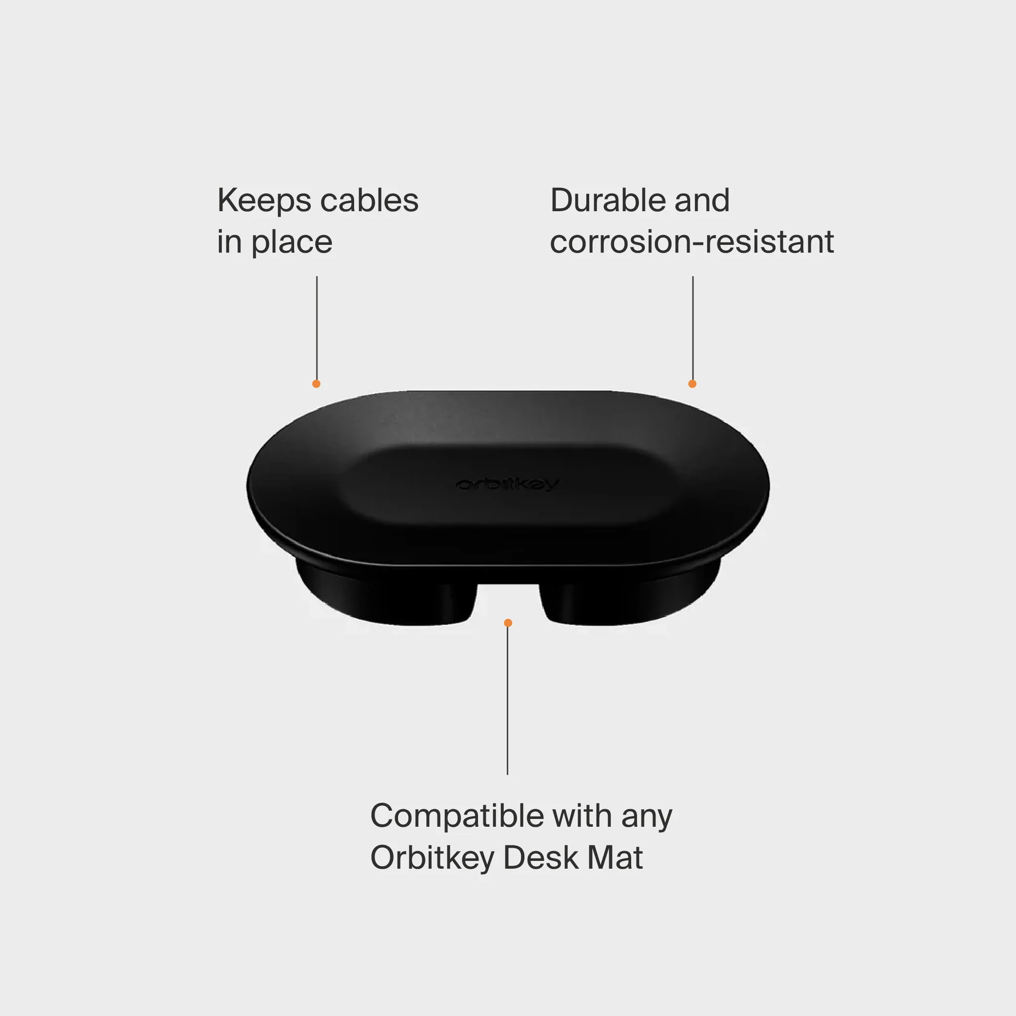 Magnetic Cable Holder - Black - Image 3